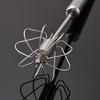 Zecltrea Stainless Steel Semi-Automatic Egg Whisk Rotary Whisk Blender Manual Egg Beater Mixer Tool For Making Cream