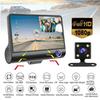 Full HD 3-Lens Dash Cam 1080P Rear Camera Professional Car DVR Recorder  for Car