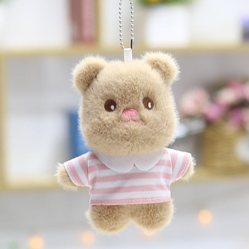 

Милая милая футболка кулон медведь масляный медведь плюшевая игрушка кукла сумка подвесное украшение кукла брелок 14Cm