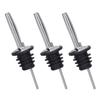 10Pcs Liquor Pourer Stainless Steel Wine Pourer Stopper Bar Tool for Bar Home RestaurantsStainless Steel Color Capless