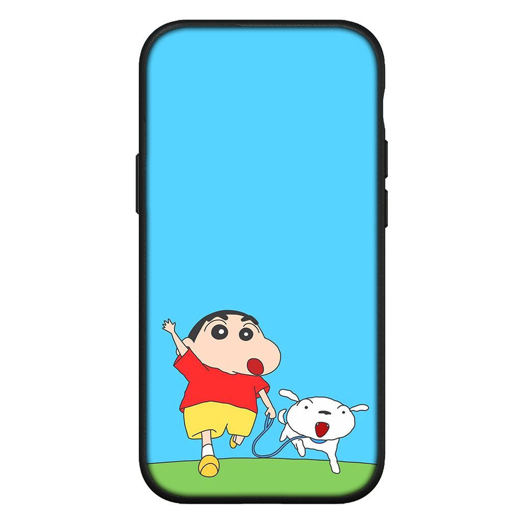 Kryt pro iPhone 16 15 Xiaomi Redmi Note 14 13 12 11 Pro Max X 8 9 16e Samsung Galaxy S25 S24 S23 Moto OPPO Huawei Anime Shin Chan Shinchan Pouzdro na telefon