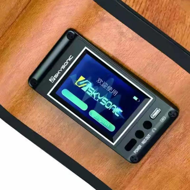 Tf-1 Touch-screen Pickup risonanti Preamplificatore per chitarra classica Equalizzatore di vibrazioni Equalizzatore di vibrazioni