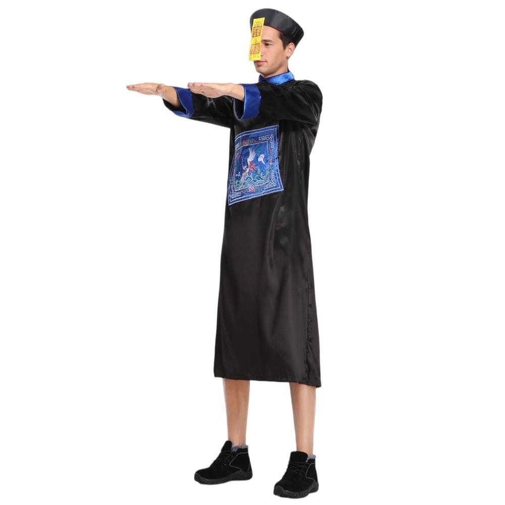 Qing Dynasty Officials Chinese Zombie Costume Role Play Cosplay Costume Stage Drama