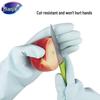 MIAOJIE Durable Latex Kitchen Gloves (Medium)