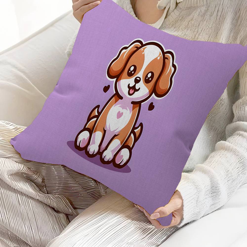 Cute Dog Pillow Anime Pillow Sofa Bed Head Pillow Cover Cushion Cover 45x45 cm Fashion