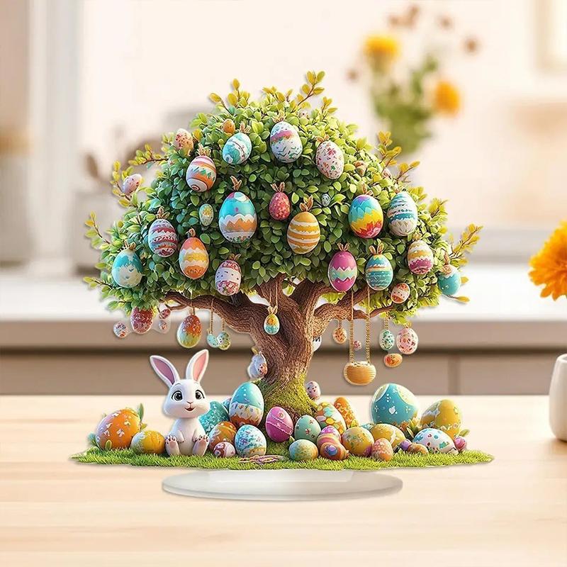Wielkanocne Jajka Ozdoba na Biurko Dekoracja Wielkanocna Nowoczesna Prostota Wzór Króliczków Do Hotelu Szafki TV Sypialni Gabinetu Wnętrze