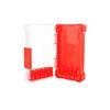 Interchangeable Drill Bit Organizer Case Holder Plastic Construction Lightweight Tool Storage For Mechanics DIY Projects
