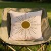 Retro Modern Sun Cushion Cover Soft Reversible Durable Pillow Cover MultiScene Use for Home Car Daily Comfort