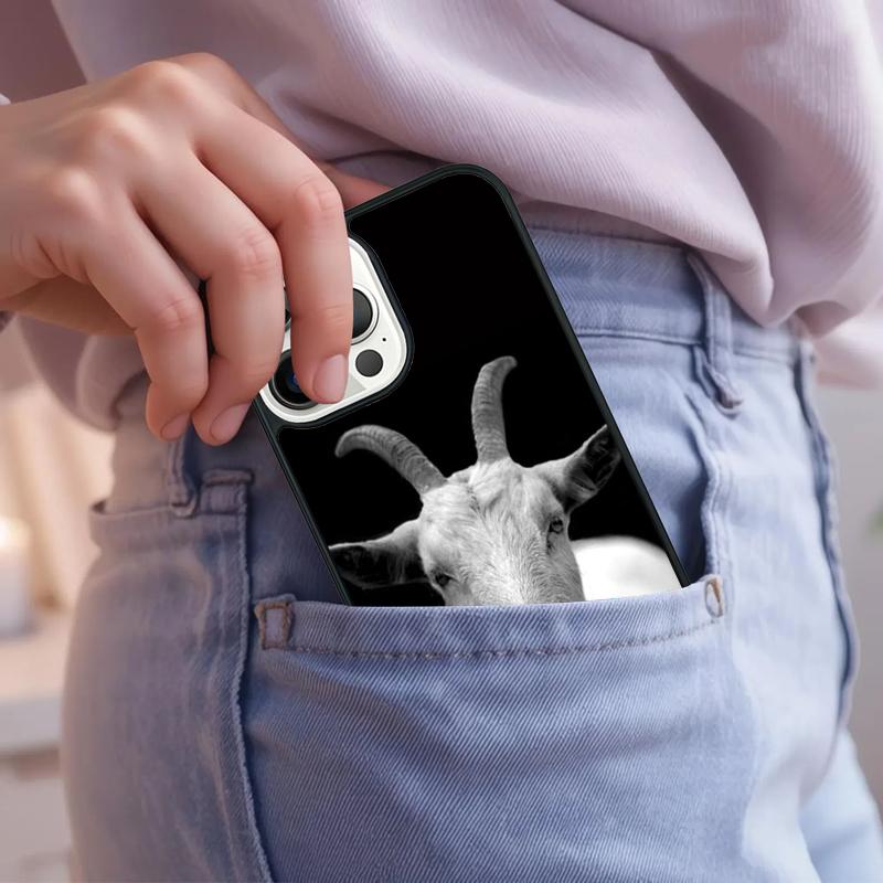 Cute Baby Pygmy Goat Phone Case For iPhone 17 Air 15 16e 14 13 Pro Max Coque 12 11 Pro Max PLUS Cover