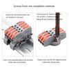 10Pcs Quick Wire Connector Push In Electrical Terminals Block For Soft And Hard Wires Quick Installation Enduring