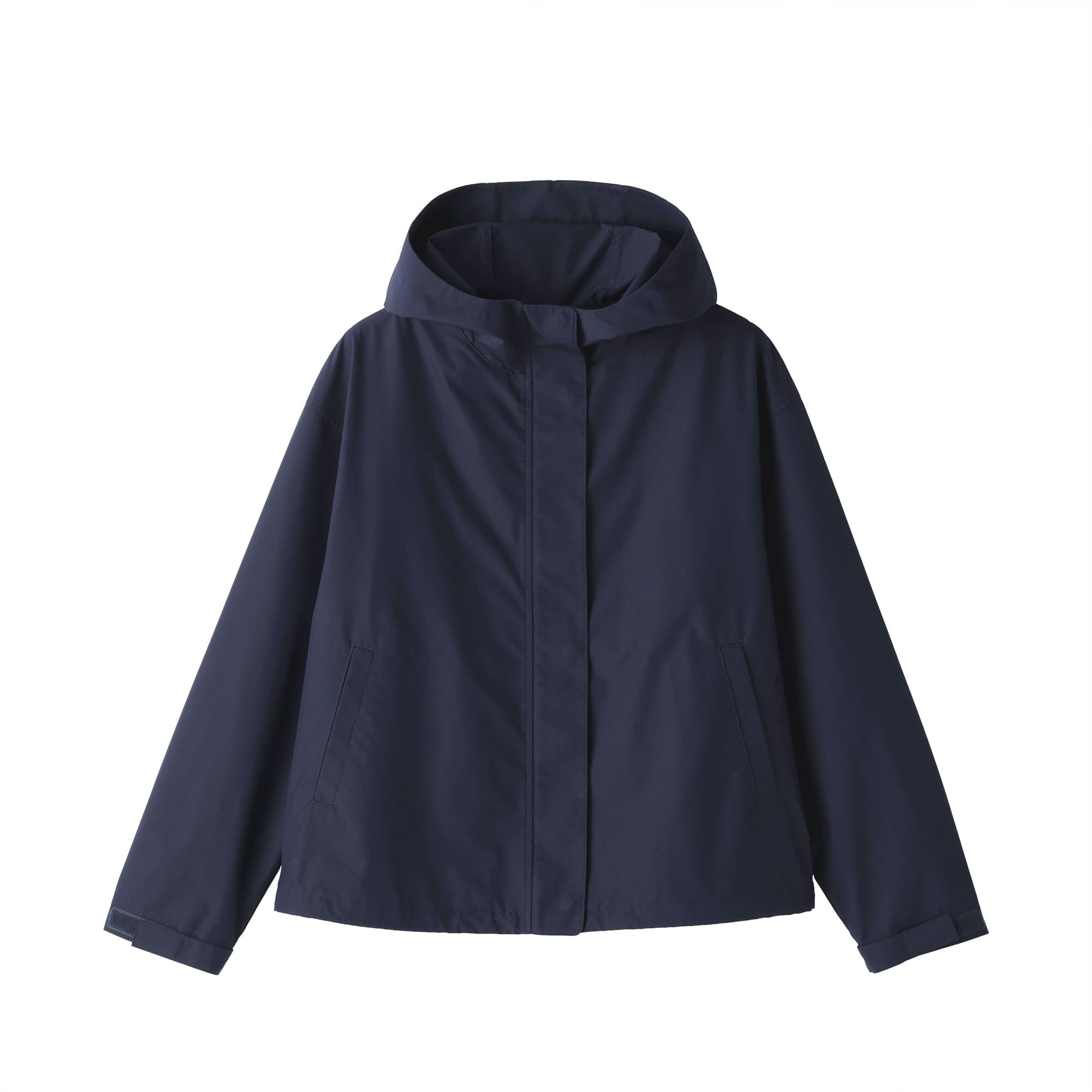 

MUJI Women s Water-Repellent Hooded Jacket, Dark Navy, Size S (BD0ZVA5S)