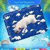 Estera refrescante para perros, cama fría de verano para mascotas, Extra grande para perros pequeños y grandes, accesorios para mascotas, manta duradera para gatos, sofá, manta con almohadilla de hielo para gatos