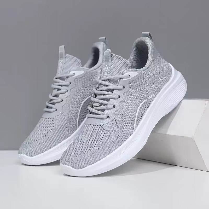 Summer new running shoes sports shoes soft sole high elastic mesh casual casual light running shoes