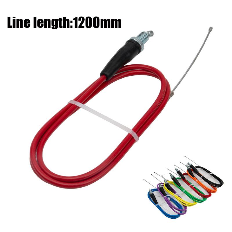 1200mm Motorcycle Accelerator Throttle Cable Straight Connection Cables For Honda Kawasaki ATV KTM Yamaha Suzuki Dirt Bike Throttles 2