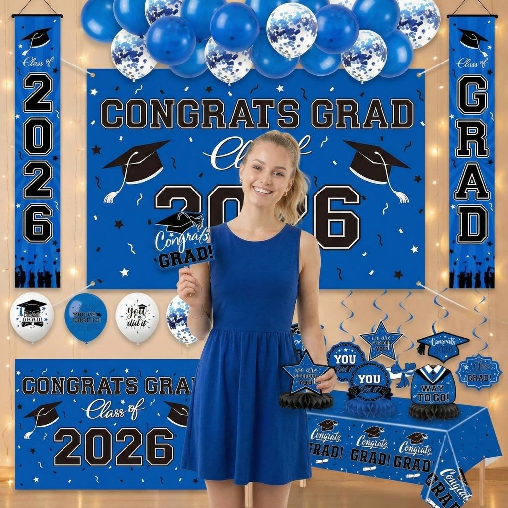 Graduation Theme Party Decoration Set