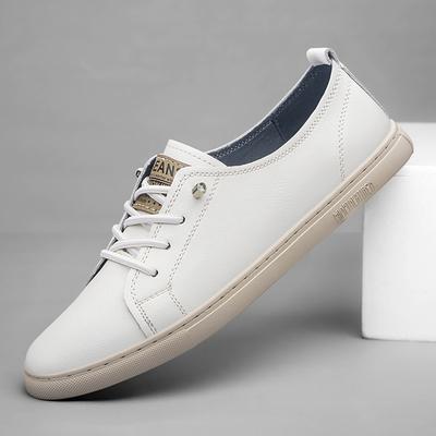 Sneakers stringate in vera pelle Unisex Casual Scarpe da Skateboard Soletta in Memory Foam Ammortizzate Scarpe Comode da Passeggio