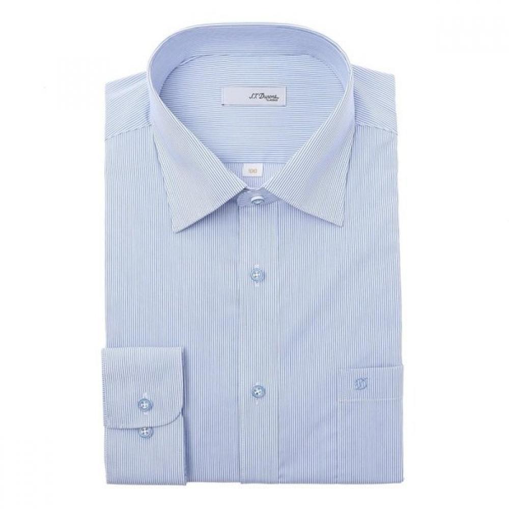 S.t. Dupont 26ss Comfortable Stretch Pinstripe Long Sleeve Regular Fit Shirt Se6 95