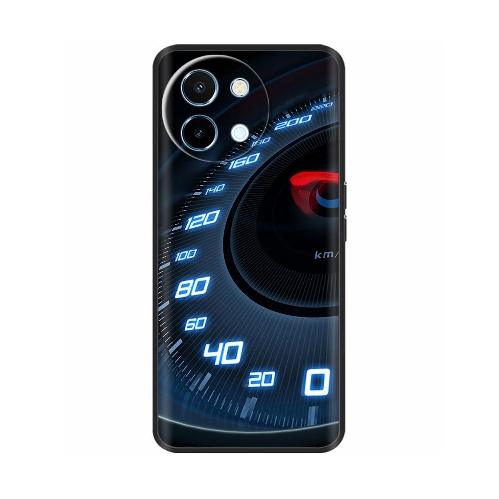 For Vivo Y38 5G Phone Case Painted Soft Black TPU Silicone Bumper For Vivo Y38 Y200i Y200t T3x Protective Back Cover Cases Capas