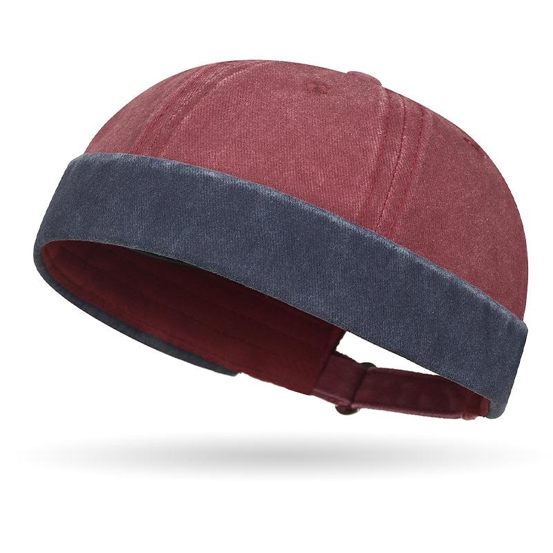 New Fashion Beanie Cap For Men Retro Cotton Adjustable Cap For Women Full Cap Brimless Hats Outdoor Skullcap Sailor Cap