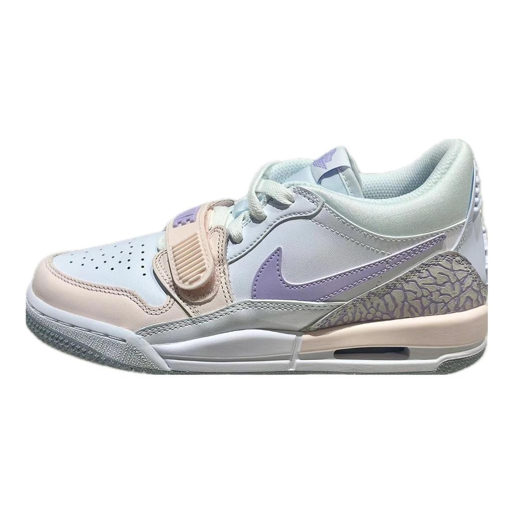 Jordan Legacy 312 Comfortable Sports Durable Mid-Top Kids Basketball Shoes Kids basketball shoes Pink Purple HF0747-151YC