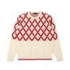 MALBON GOLF Classic Pattern Pullover Sweater Cream (Man)