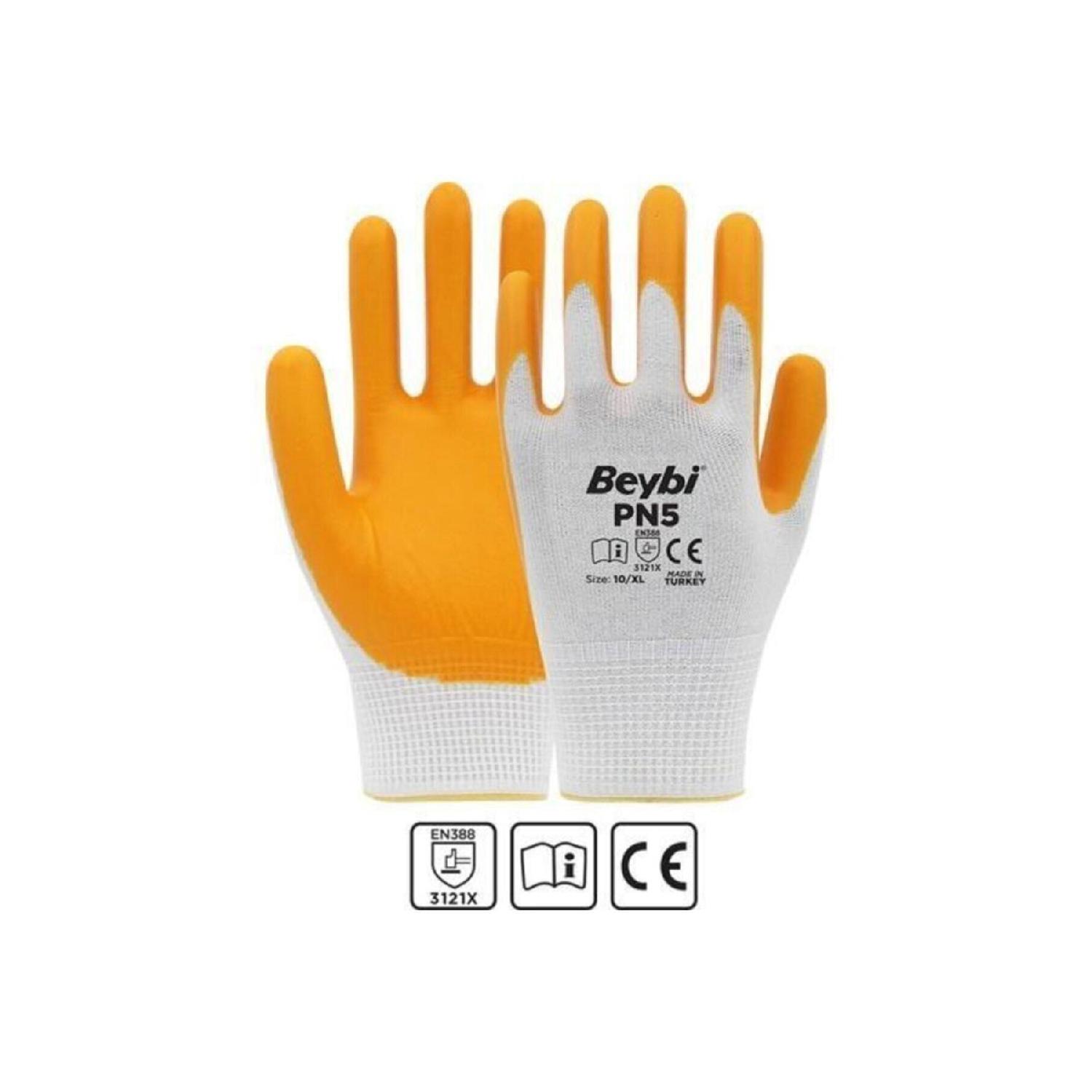 

Pn5 Polyester Knitted Nitrile Work Gloves 1 Pair