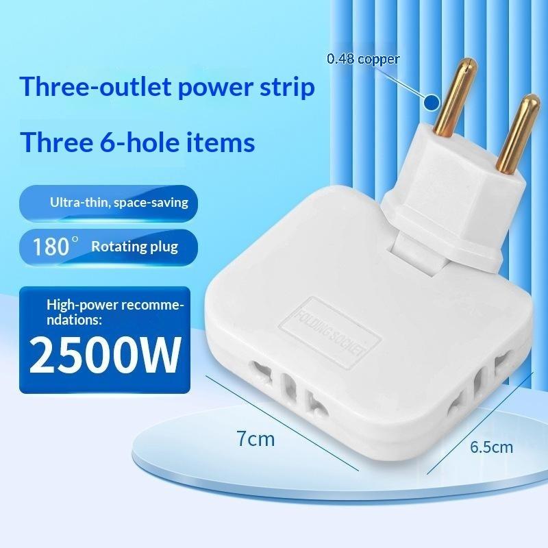 Univerzální cestovní adaptér s jedním otočným a třemi zásuvkami, s porty USB-C a USB, vhodný pro 200 zemí pro mezinárodní cestování a služební cesty