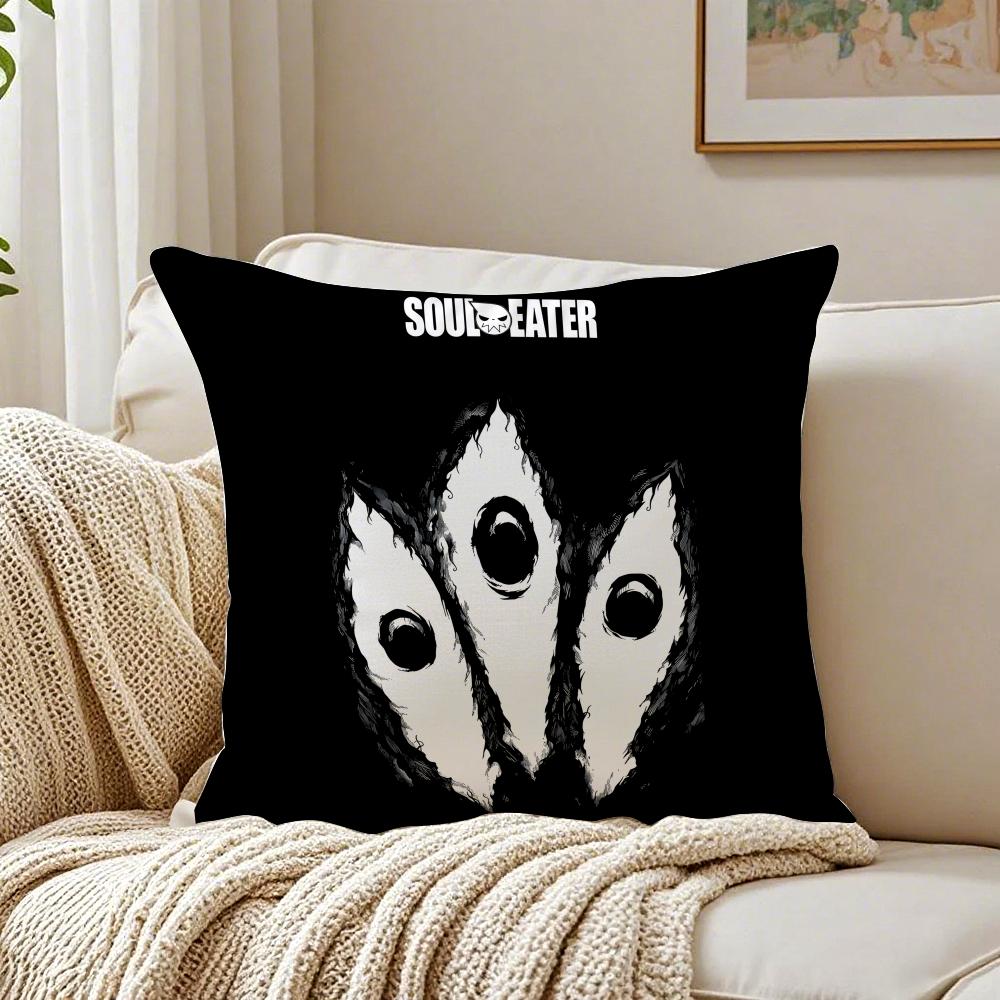 anime supernatural SSoul EEater Cushion Cover Pillowcase Antidustmite living Room Sofa Decor Cushion Room