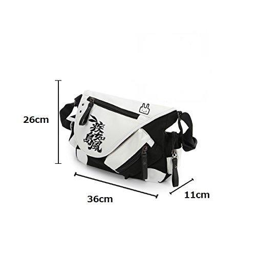 Coco Kantai Collection (KanColle) Shimakaze-inspired Sports Bag/shoulder Bag. Suitable for iPad, Tablets, Commuting, School, and Travel. Large Capacit