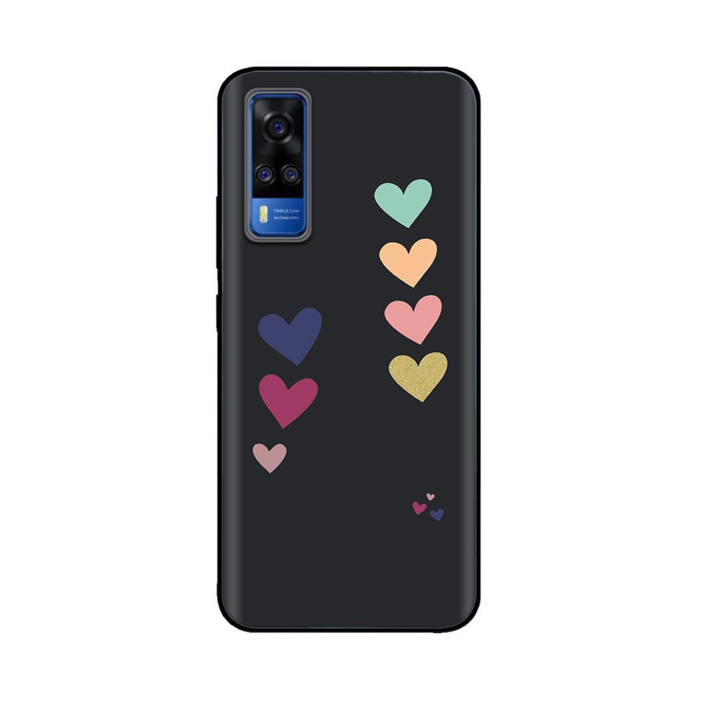 Für vivo Y31 2021 Hülle Weiche Schwarze Silikon Rückabdeckung Fundas Für Vivo Y51a Y51 2020 Dezember V2030 Y 51 VivoY31 V2036 Handyhülle