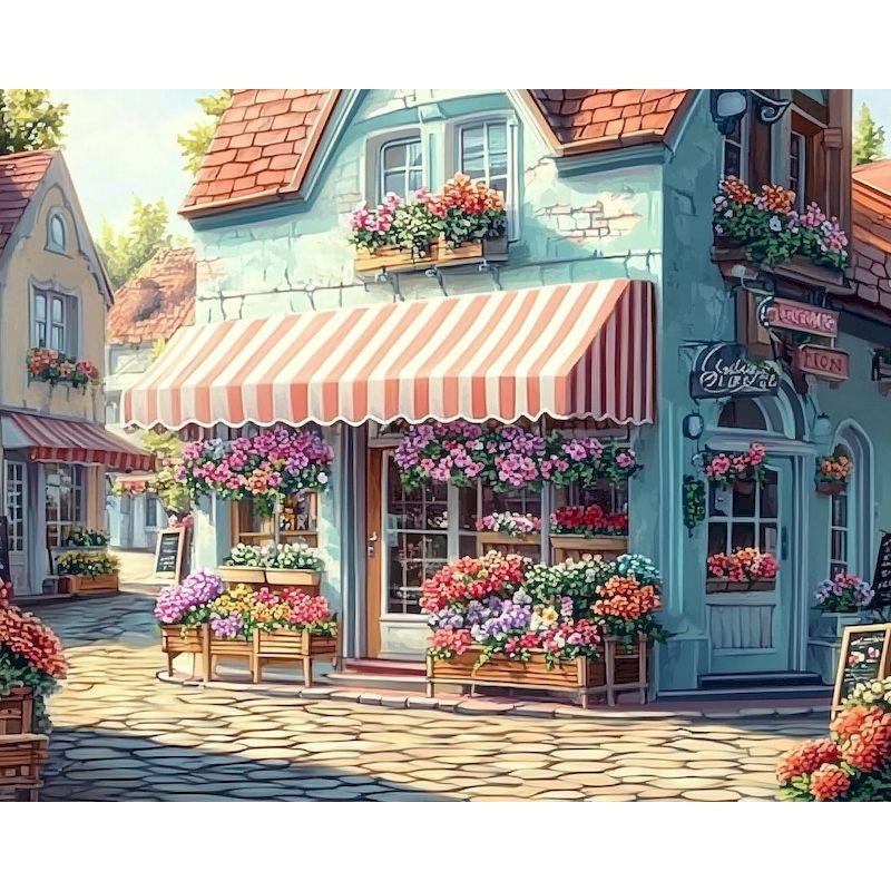 

GATYZTORY Coloring By Numbers On Canvas Wall Art Picture For Living Room Home Decor Diy Acrylic Paint Painting Kit Adults Handic 30x20cm no frame светло-зеленый