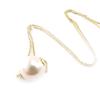 Les Trésors De Lily [J2096] - Gold-Plated Necklace 'Perla' Ivory Gold