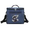 Student LunchBox Portable Cooler Shoulder Lunch Bags Thermal Organizer Handbag Outdoor Camping Storage Boxes Samurai Pattern