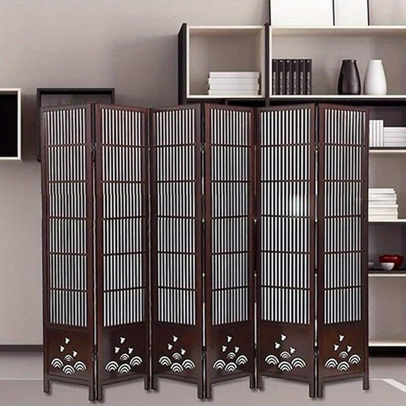 8pcs Folding Screen Gate Hinges Retro Style Double-Acting Door Hinges Furniture Folding Screen Hinges Hardware Bedroom Bathroom Door
