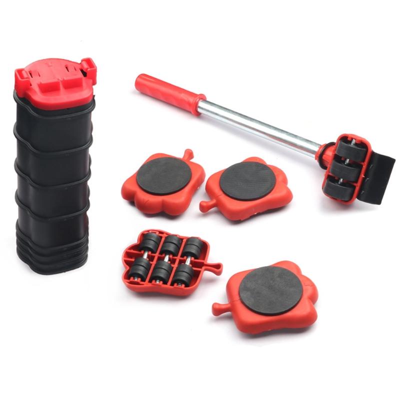 Heavy Duty Furniture Lifter with 4 Sliders for Safe Moving Appliance Roller Suitable for Sofas Couches Refrigerators