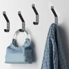 Coat Hooks Wall Mount 8 Pieces Stainless Steel No Drill Coat Hanger Wall Mount Hook Rack For Home Bedroom Living Room Kitchen