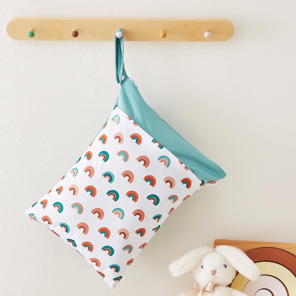 Bolsa Impermeável para Natação Bolsa Tote Seca Molhada Bolsa de Armazenamento Reutilizável com Alça de Fecho para Roupa de Banho