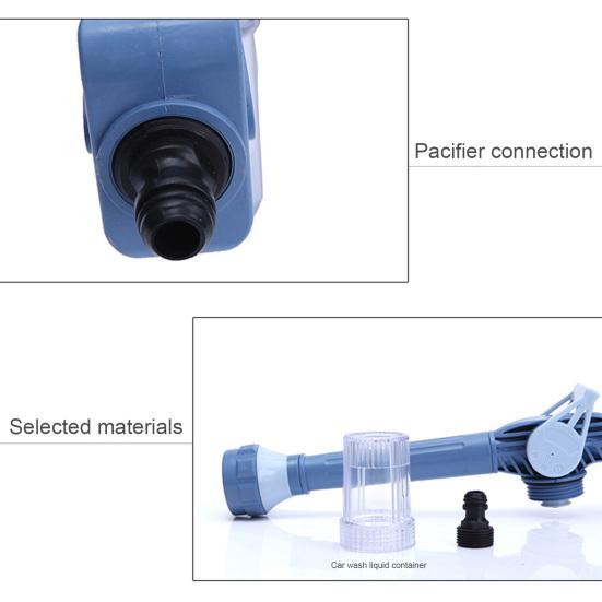 Multi-functional 8-In-1 High Pressure Washer with Liquid Dispenser 8 Spray Modes Plants Watering Cleaning Handheld Sprayer Sprinkler Jet Washing Tools