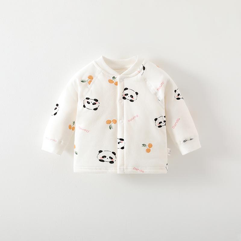 Class A Pure Cotton Baby Top - Warm, Boneless, Unisex Newborn Home Wear