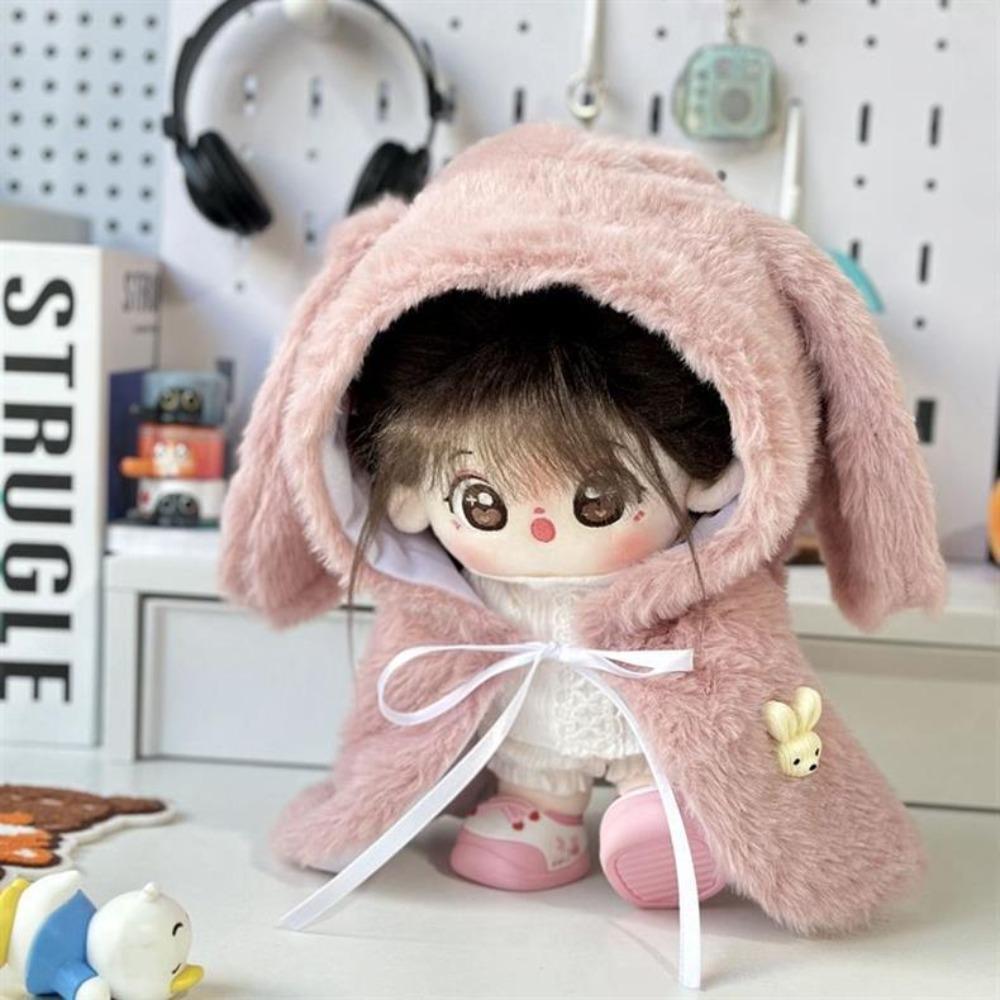 Plush Cloak 20cm Cotton Doll's Clothes Outfit No Attribute Doll Clothes  20cm Cotton Doll