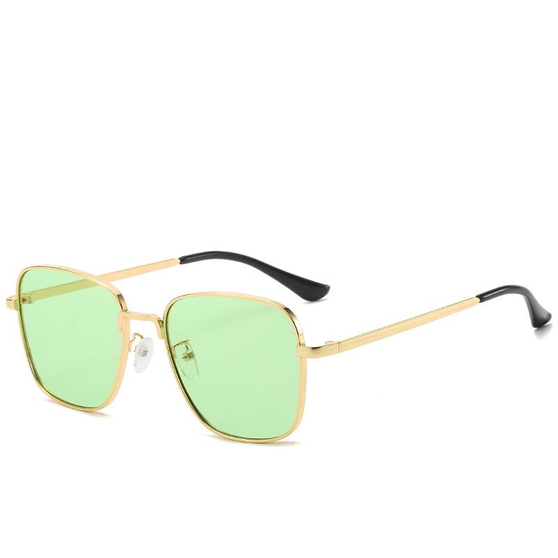 2019 Retro Square Sunglasses, Small Frame Metal Glasses Square Sunglasses Men'S Sunglasses