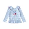 Mink Mui Ribbon Cherry Check Rash Guard  36314 621 01 