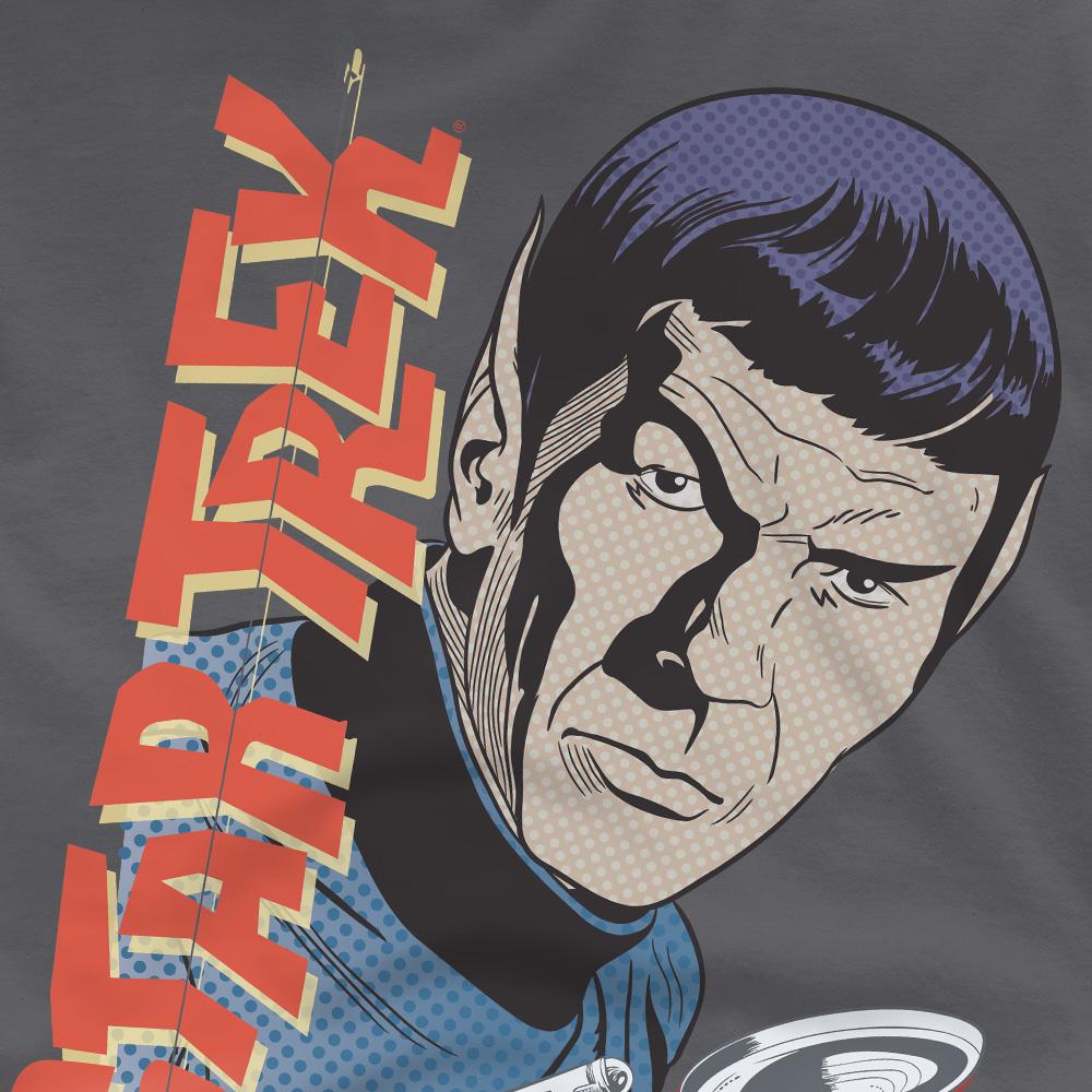 Star Trek: The Original Series Herren-T-Shirt „Spock“ im Vintage-Stil