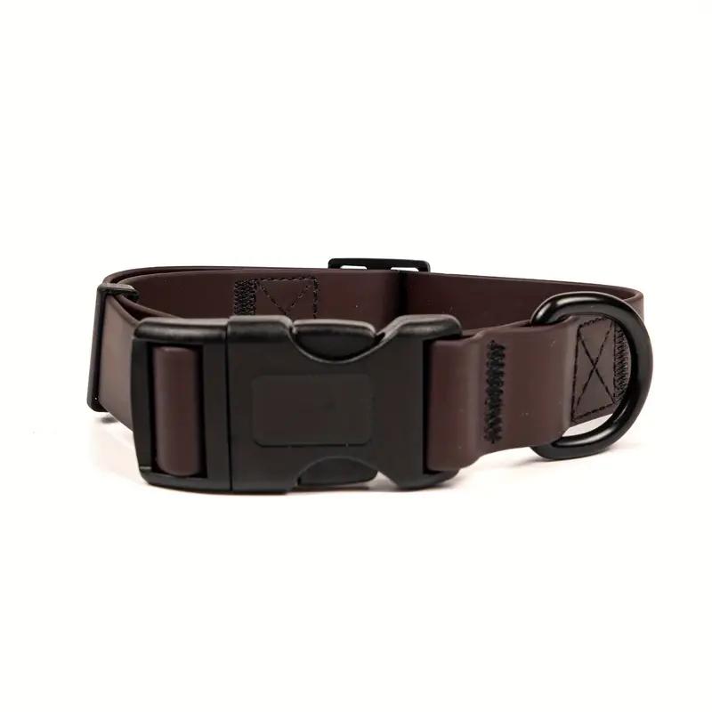Dog Collar, Waterproof Plastic PVC Rubber WashableOutdoor Puppy Collars Durable Adjustable for Small Medium Large Dogs