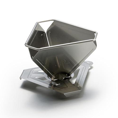 LALPHA (Lalfa) Coffee Dripper, Foldable, Compact, Made in Tsubame-Sanjo, Portable, Outdoor, Camping, Delta Dripper CK-400
