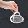 10Pcs Self-Adhesive Disposable Floor Drain Sticker Mesh Hair Catcher Sink Strainers  Bathroom