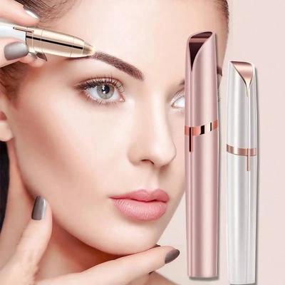 1 Pc Electric Eyebrow Trimmer Instant &  Eye Brow Hair Remover Razor For Women Facial Hair Removal Tool