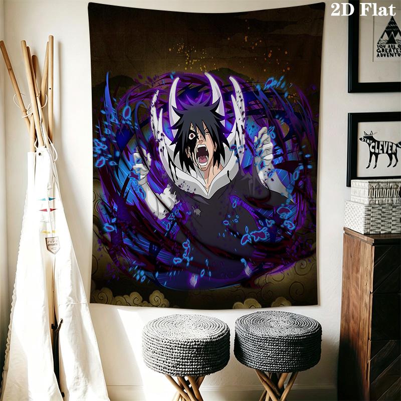 Dynamic Anime Wall Tapestry Tapestry Wallmounted Background Cloth Wall Covering Decoration Christmas Gift Background Wall Hanging Cloth