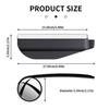1Pair Parking Auxiliary Rain Eyebrow 360 Degrees Car Blind Spot Durable Rearview Mirror Rain Cover