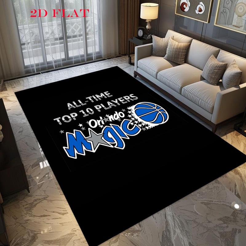 Orlando Magic Blue Logo Print Carpet Suitable For All Seasons Doormat Art Office Chair Cushion Bathroom Mat